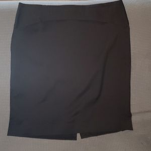 Brown pencil skirt